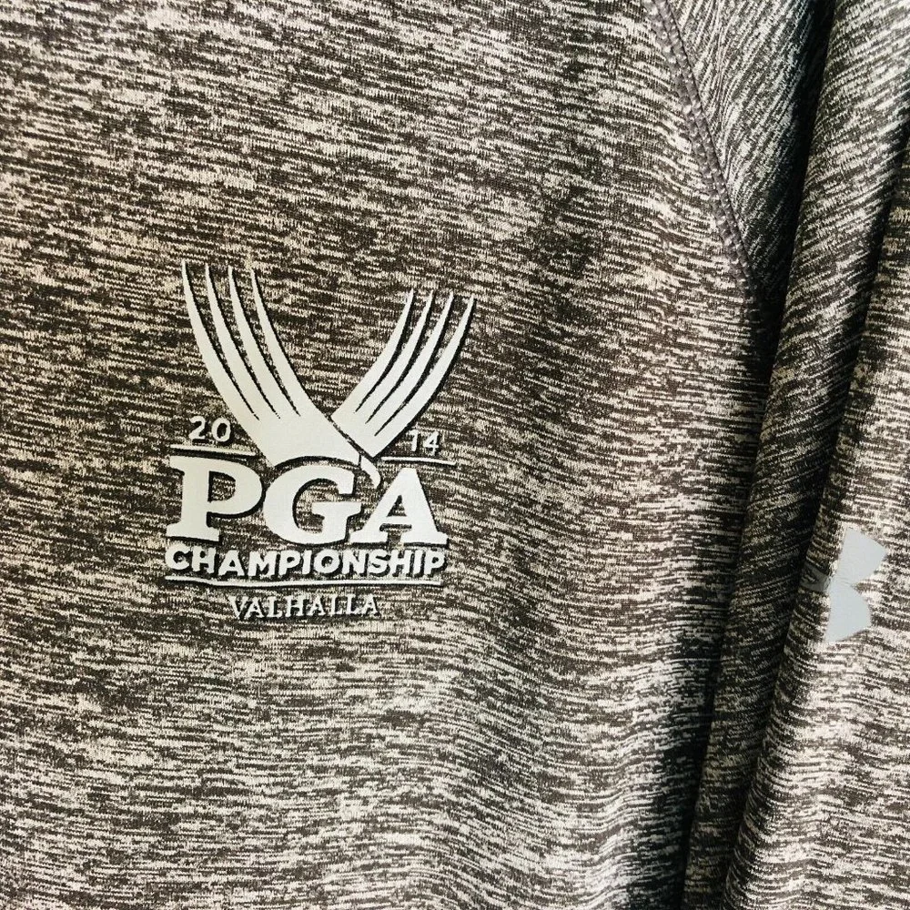 Under Armour‎ Mens Grey  1/4 Zip PGA Championship Valhalla L/S Shirt Size XL
